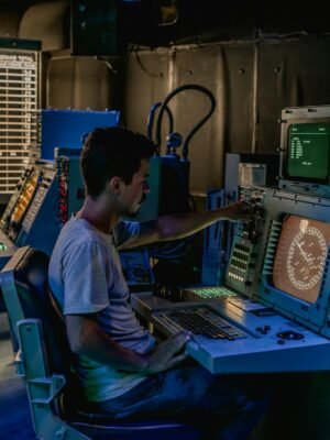 Man in Front of Monitor